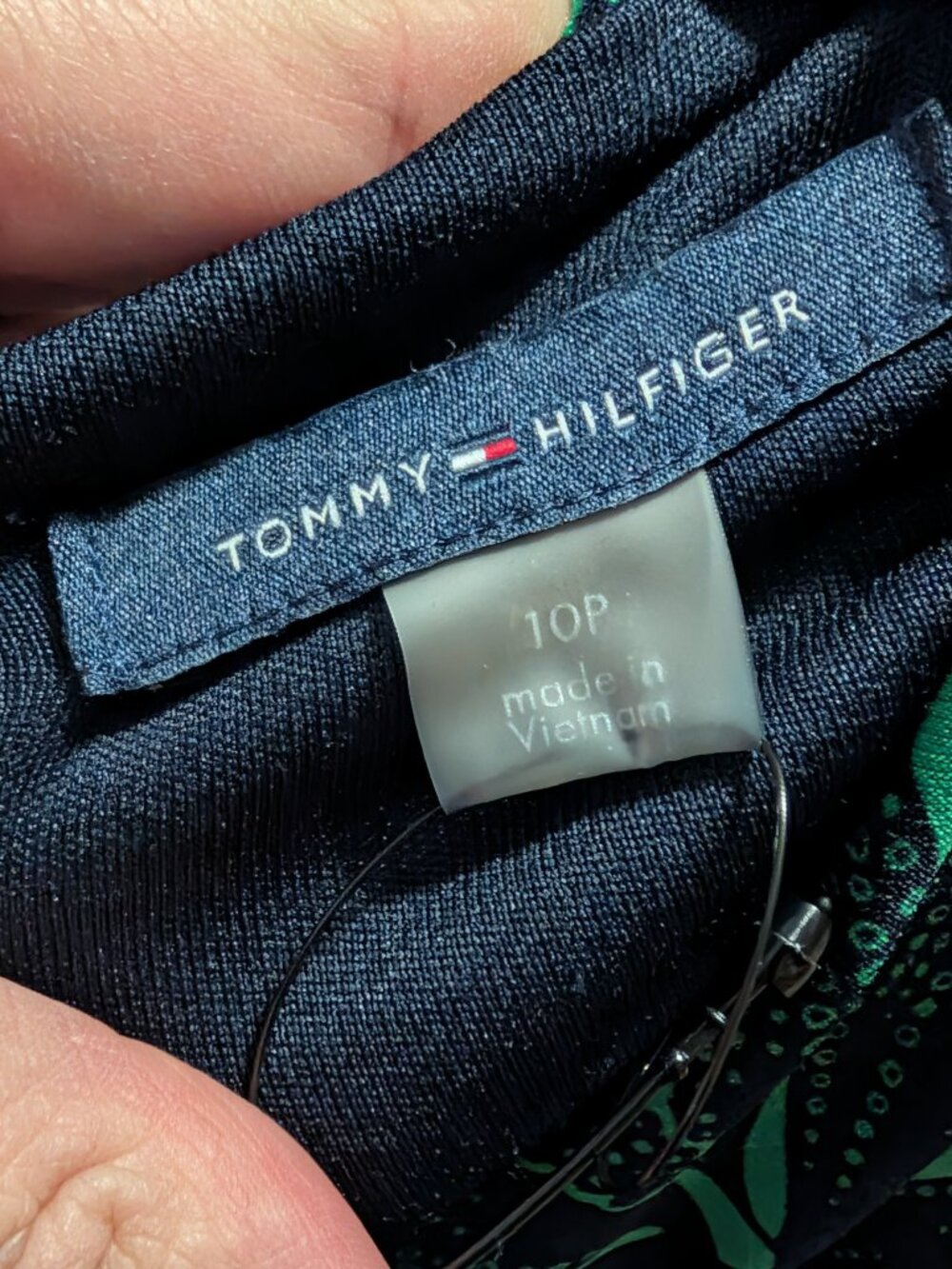 Tommy Hilfiger Parakeet/Sky Captain Midi Dress - Picture 10 of 11